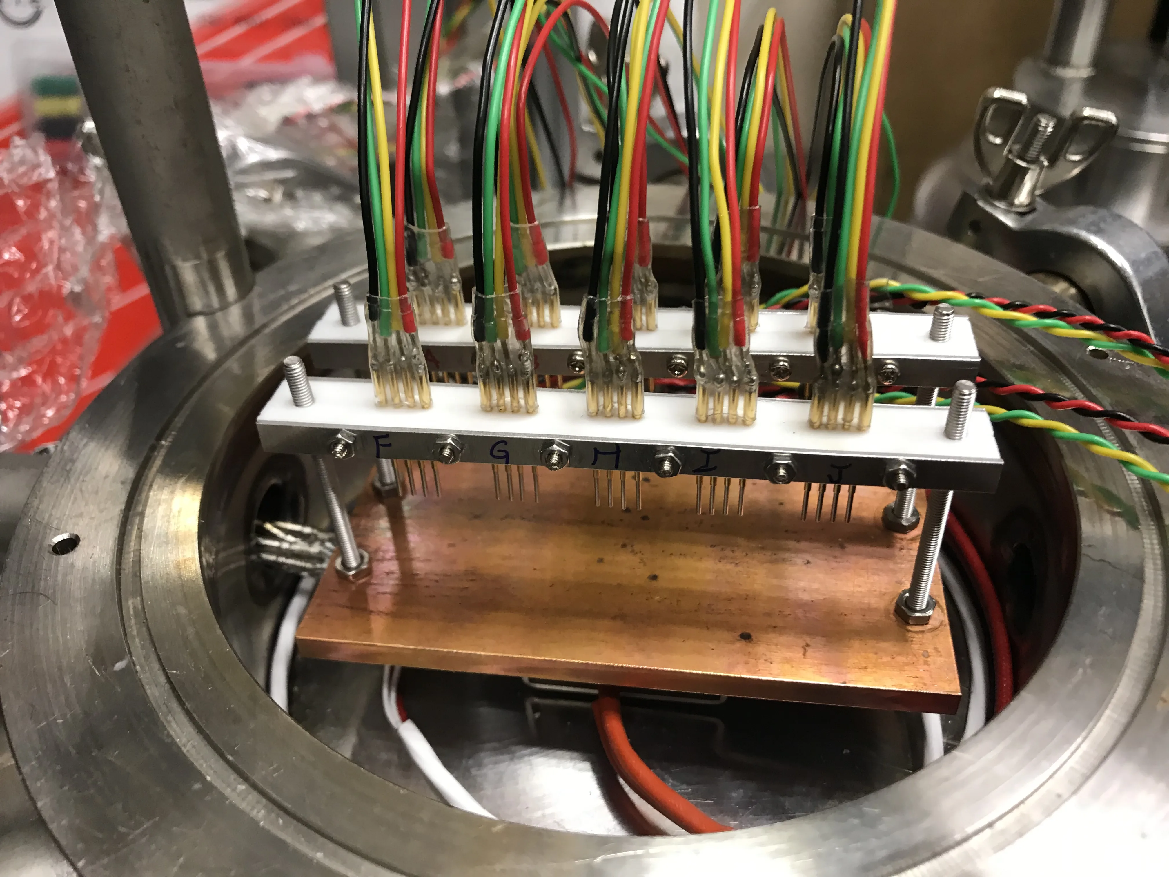 Circuit components setup