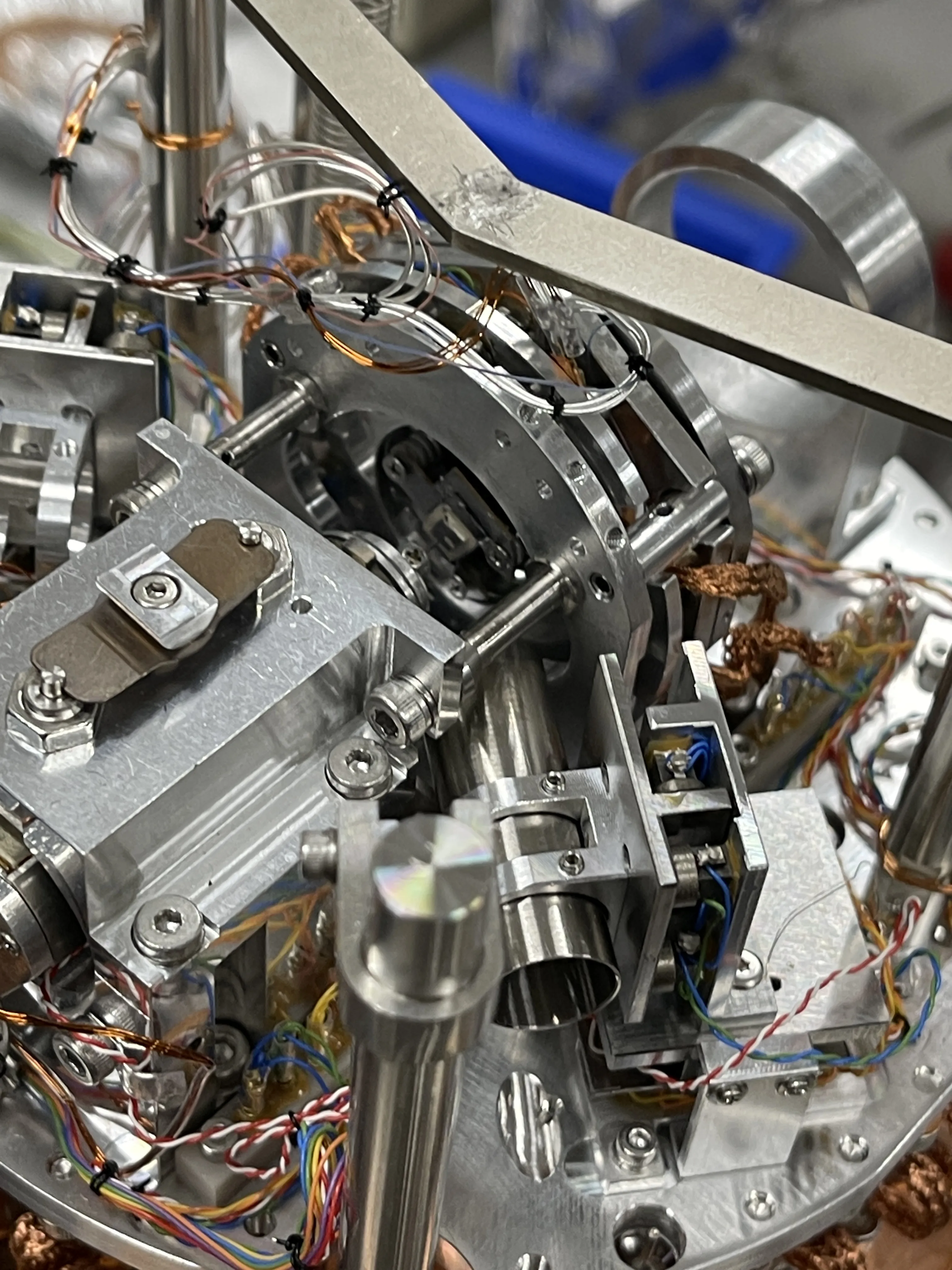 Mechanical components close-up